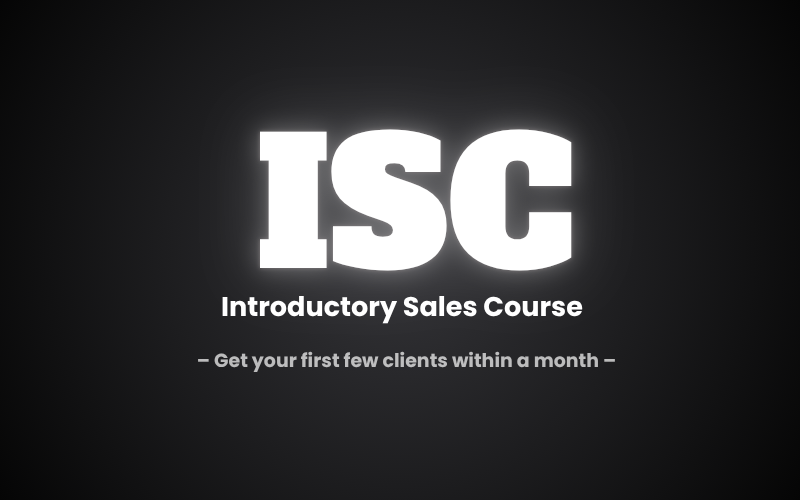 Introductory Sales Course (ISC)